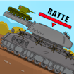 Tanky 2D Bitva s Ratte